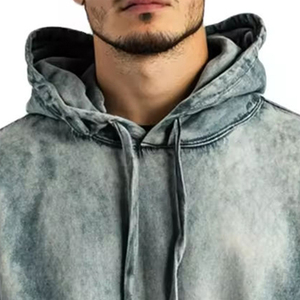 Sudadera con capucha tie-dye oversize para hombre, la más buscada, de algodón French Terry, informal, para otoño, con diseño de bolsillo, ajuste regular, tejida. - Product Image 5