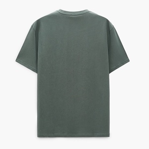 T-shirts pour hommes en coton 100% de 200g, surdimensionnés, imprimés en sérigraphie avec logo de marque personnalisé, vente en gros - Product Image 4