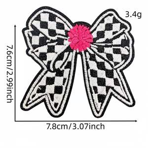 Patchs brodés de fleurs botaniques de haute qualité avec motif de fil personnalisé, appliqués thermocollants en tissu sergé pour vêtements, sacs et chapeaux - Product Image 6