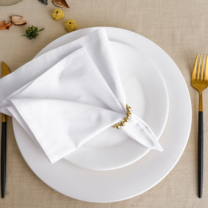 Serviettes en coton personnalisées avec logo, 100% coton brodé pour la salle à manger - Product Image 2