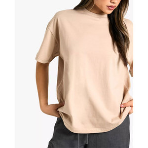 Camisetas de Mujer en Oferta, Ropa Casual, Tallas Grandes, Camisetas Extra Grandes 100% Algodón para Mujer, Fabricación Directa de Fábrica - Product Image 2