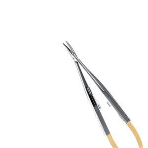 Micro Curved Castro Perma Sharp Needle <b>Holder</b> 14 cm Surgical Dental Instrument Stainless Steel Precision Suturing Tool Kit - Product Image 5