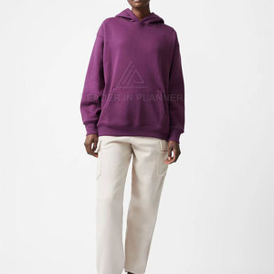 เสื้อฮู้ดดี้ผู้หญิงคุณภาพสูง ดีไซน์ทันสมัย ทรงโอเวอร์ไซส์ ระบายอากาศได้ดี ขายส่ง ดีไซน์ใหม่ - Product Image 4