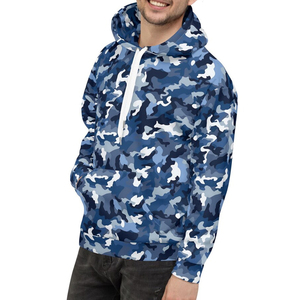 Custom Digital Printed Camo Men's Winter Polyester Cotton Blend <b>Lightweight</b> Quick Dry Breathable Men's <b>Hoodies</b> & Sweatshirts - Product Image 1