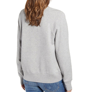 Sudadera de lana suave para mujer, cuello redondo, manga larga, ropa informal cálida para invierno - Product Image 2