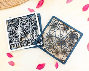 Premium Web Pattern Laser Cut Coaster Set Perfect For Cafe Restaurant Hotel <b>Table</b> Decor And Drink <b>Protection</b> Mat Pads From India - Product Image 3