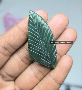 Lot de Cabochons Sculptés en Néphrite de Qualité Supérieure, Prix de Gros, 100% Naturel, pour la Fabrication de Bijoux en Néphrite, Lot de Pierres et Cristaux de Jade - Product Image 4