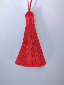 2.75 Inch Passementerie <b>Tassel</b> Pendant DIY Home Decor with Plush Cotton Twisted Rope and Decorative Custom <b>Tassels</b> Jewelry - Product Image 2