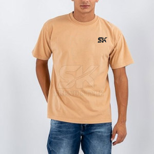 T-shirt uni léger et ample à séchage rapide, personnalisez votre propre logo, t-shirt uni ample pour homme - Product Image 4