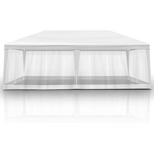 Carpa para Bodas y Fiestas de 10x20 Pies con Diseño de Malla para Eventos al Aire Libre - Product Image 1
