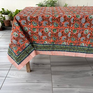 Cotton Block Print <b>Tablecloth</b> Rectangle/<b>Square</b>/Round Table Cloths With Runner/Napkins/Placemat Bohemian Dinner Table Cover - Product Image 1