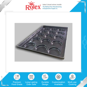 Top Notch Quality Hot Selling Industrial Use Oven Safe and Heavy Duty Kitchen Ware Non-Stick Coated Round Burger Tray - Product Image 2
