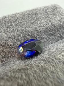 Zafiro Azul Natural Vívido, Gema Preciosa Suelta, Corte Ovalado, 1.70CT, 8.5X6.5X4MM, Ceilán, Sri Lanka, Para Joyería, con Juego de Color - Product Image 3