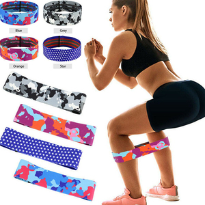 Bandes d'exercice en tissu latex avec logo personnalisé, pas cher, pour fessiers et hanches, ensemble de bandes de résistance élastiques pour fitness - Product Image 6