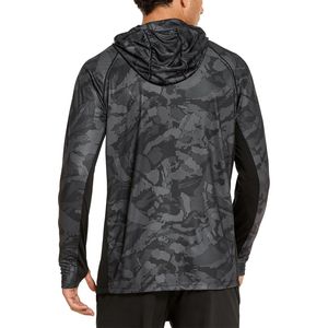 Hoodie de pêche personnalisé UPF 50 à manches longues, respirant, anti-humidité, avec cache-visage pour hommes - Product Image 5