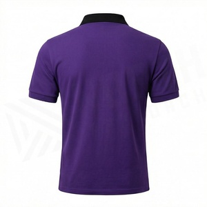 เสื้อโปโลผู้ชายคอตตอนพลัสไซส์ OEM ออกแบบเองได้ แฟชั่นใหม่ สไตล์ไฮสตรีท ระบายอากาศได้ดี สีสันปรับแต่งได้ - Product Image 2
