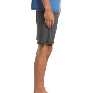 Conjunto de Camiseta de Algodón Verde para Hombre, Cuello Redondo, Color Sólido, Estilo Casual, Primavera, Tejido, 2 Piezas, Estilo Vintage, ODM - Product Image 1