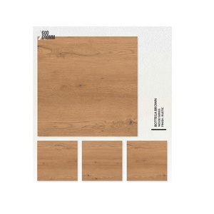 Vente directe du fabricant 60*60mm carreaux de bois vitrifié antidérapants carreaux de porcelaine aspect bois pour la maison cuisine décoration murale brique réfractaire - Product Image 2