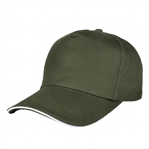 Gorra de Béisbol Marrón de 6 Paneles, Color Sólido, Sarga de Algodón, Ajustada, Unisex, Casual, para Adultos - Product Image 4