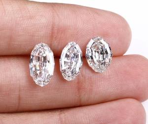 Diamant cultivé en laboratoire, certifié IGI, blanc, forme ovale, clarté VVS-VS, pour la fabrication de bijoux, bague de fiançailles ou boucles d'oreilles - Product Image 1