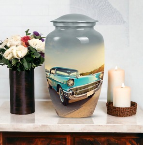 โกศบรรจุอัฐิสำหรับผู้ใหญ่ขนาดใหญ่ สไตล์อเมริกัน/ยุโรปแบบวินเทจ เป็นมิตรกับสิ่งแวดล้อมและทนทาน - Product Image 2