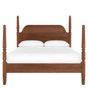 Base de Cama Alta de Madera de Teca Estilo Mediados de Siglo para Decoración de Dormitorios de Hoteles de Lujo - Product Image 2