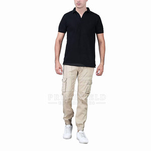 Pantalones Cargo Casuales para Hombre de Marca Privada, 100% Algodón, Ligeros, con Múltiples Bolsillos y Color Liso - Product Image 5