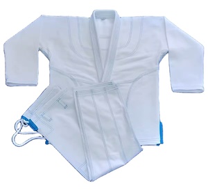 Service OEM Meilleurs vêtements d'arts martila Fabricant professionnel de kimono brésilien Uniforme de jiu-jitsu vierge uni Ensemble BJJ Gi MS-JJ-10 - Product Image 2