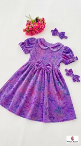 Tela de Terciopelo Estampada en Lámina Multicolor Suave, Prendas de Primera Calidad, Vestidos, Caftanes, Ropa de Moda, Textiles para el Hogar, OEM - Product Image 3