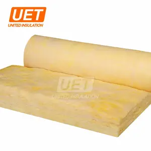 Os melhores isoladores térmicos materiais granel inorgânico lã vidro mat edifício usar glasswool isolamento cobertor