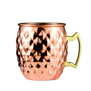 Mug à bière Moscow Mule en acier inoxydable de style classique, plaqué cuivre – Cadeaux d'affaires directement de l'usine - Product Image 1