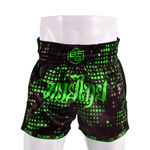 Short de kickboxing Muay Thai en polyester 100% de haute qualité, fente latérale confortable de 4 pouces pour adultes pour MMA et boxe - Product Image 1