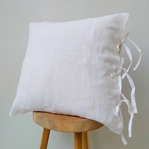 Taies d'oreiller couleur naturelle avec franges, style nordique, faites à la main, décoration d'intérieur - Product Image 5