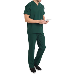 <b>doctor</b> scrub <b>set</b> hospital uniform gown <b>doctor</b> top pent <b>set</b> - Product Image 2