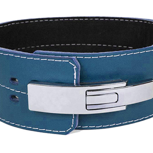 Ceintures de musculation en cuir de vachette antidérapantes avec logo couleur personnalisé, boucle à levier, soutien lombaire pour squats et entraînements, protection professionnelle - Product Image 5