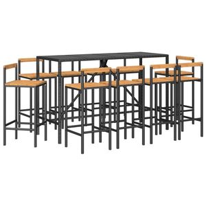 Ensemble de bar de jardin noir - Product Image 3