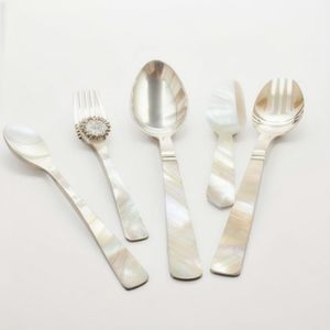 Cuchara Ecológica Hecha a Mano con Concha Natural, Vajilla para Hoteles, Restaurantes, Fabricante OEM - Product Image 1