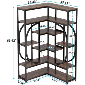 Libreria/Scaffale Pratico per Casa e Ufficio, Elegante Scaffalatura per Libri e Oggetti - Product Image 3