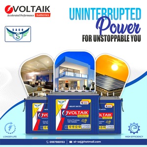 Baterías tubulares solares de ciclo profundo VOLATIK 12V 100Ah C10 de alto rendimiento para negocios domésticos de larga duración - Product Image 4