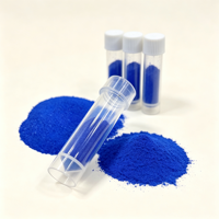 Peptide de cuivre bleu 99% GHK-Cu, poudre de matière première cosmétique soluble dans l'eau de haute pureté, paquet de 1g, CAS 89030955, formule moléculaire