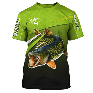 Camiseta de Pesca Personalizada con Cuello Redondo, Sublimada, de Poliéster, Ropa de Pesca de Alto Rendimiento para Exteriores, Pedido al por Mayor - Product Image 6