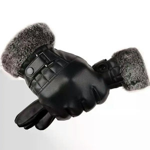 Guantes de Conducción de Piel de Oveja Personalizados al por Mayor, con Pantalla Táctil, para Invierno, Unisex, de Cuero Genuino, con Cierres a Presión, Ajuste Perfecto - Product Image 6
