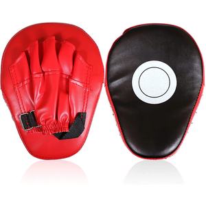 Vente en gros de tapis de mise au point et mitaines de boxe 100% cuir de vachette avec logo personnalisé équipement d'entraînement unisexe de protection - Product Image 1