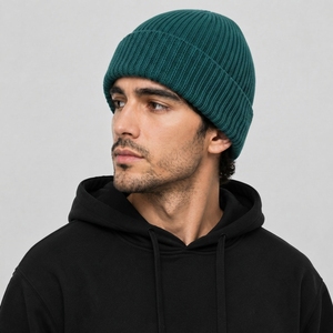 Premium Acrylic Knit Beanie <b>Cap</b> for Men Comfortable Winter <b>Hat</b> Soft Stretch Casual Outdoor Sports Headwear Wholesale - Product Image 4