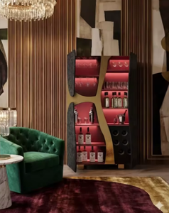 Mueble Bar Flusso, Mueble para Vinos Moderno y de Lujo con Almacenamiento Premium para Uso en Casa, Hotel o Club - Product Image 3