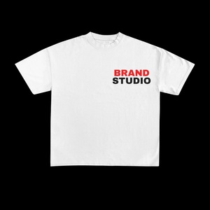 เสื้อยืดคอกลมพิมพ์ลายกราฟิกคุณภาพพรีเมียมสำหรับผู้ชาย ทรงหลวม ผลิตโดยผู้ผลิตมืออาชีพ ผลิตในปากีสถาน TRADEEM SPORTS - Product Image 5