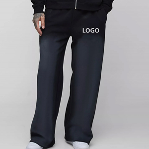 Pantalon de jogging unisexe en toile délavée au soleil, matière douce, effet délavé à l'acide, personnalisable avec votre logo de marque pour homme - Product Image 1