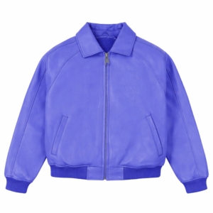 Wholesale Plus Size Winter Men's Leather <b>Jacket</b> Stand Collar Front Logo Customized Design OEM Service Breathable Quick Dry High - Product Image 2