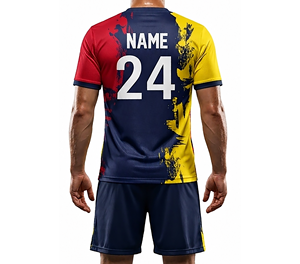 Customs Quick Dry Retro Soccer Jersey High Quality Short Sleeve <b>Vintage</b> Sportswear 100% Polyester Anti-shrink Manufactured - Product Image 3