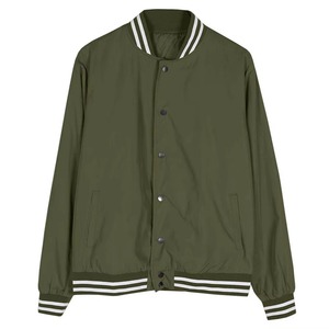 Chaqueta Varsity para Hombre a Precio de Mayoreo, Bordado de Alta Calidad, Mangas de Cuero, Impermeable, Secado Rápido, Color OEM - Product Image 1